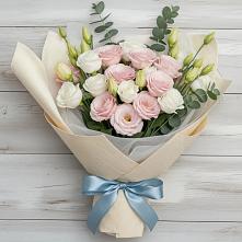 Букет цветов из:  Лизиантусы в Коростово