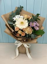 Букет цветов из:  Герберы и Хризантемы в Коростово