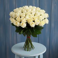 Букет 51 Белая роза Эдлесс Лав #REPLACE_PRED# Коростово