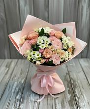 Букет цветов из:  Гвоздики, Розы и Хризантемы в Коростово