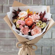 Букет цветов из:  Гвоздики, Хризантемы и Розы в Коростово