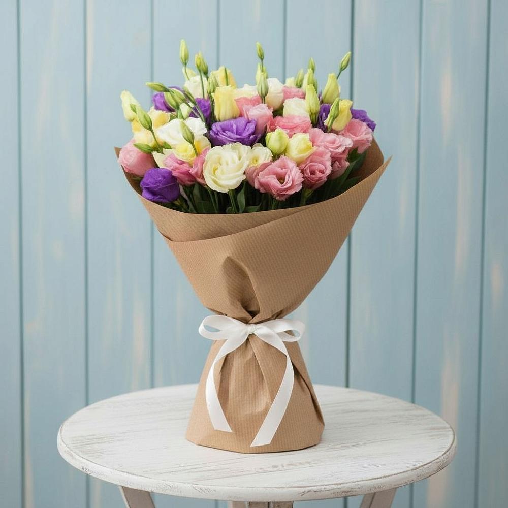 Букет цветов из: Лизиантусы в Коростово