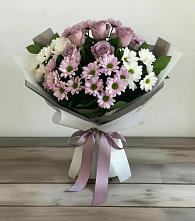 Букет цветов из:  Хризантемы и Розы в Коростово