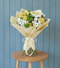 Букет цветов из:  Хризантемы и Розы в Коростово