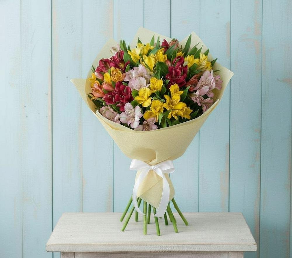 Букет цветов из: Альстромерии в Коростово