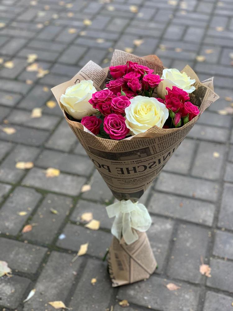 Букет цветов из: Розы в Коростово