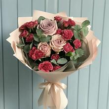 Букет цветов из:  Гвоздики и Розы #REPLACE_PRED# Коростово