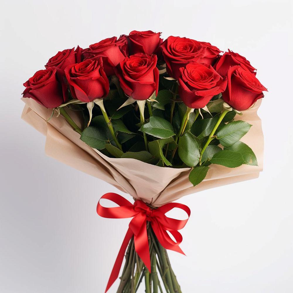 Букет 11 Красных роз Эдлесс Лав в Коростово