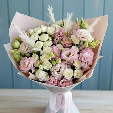 Букет цветов из:  Альстромерии и Розы в Коростово